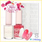 ( 1 )Rose Flowering Nails