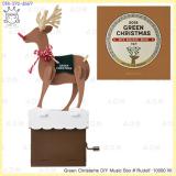 (งดส่วนลด)( Rudolf )Green Christmas DIY Music Box (งดส่วนลด)( Rudolf )Green Christmas DIY Music Box