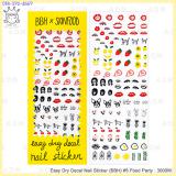 ( 5 )Easy Dry Decal Nail Sticker (BBH)