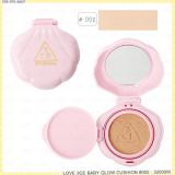 ( 002 )LOVE 3CE BABY GLOW CUSHION SPF50/PA+++ ( 002 )LOVE 3CE BABY GLOW CUSHION SPF50/PA+++