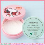 ( 1 ͧ 10  ) No Sebum Mineral Powder ( Snoopy )