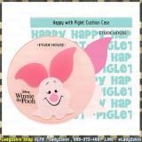 Happy With Piglet Cushion Case