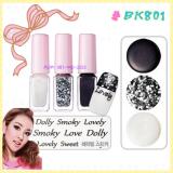 ( BK801 ) Dolly 3 Step Nails ( BK801 ) Dolly 3 Step Nails